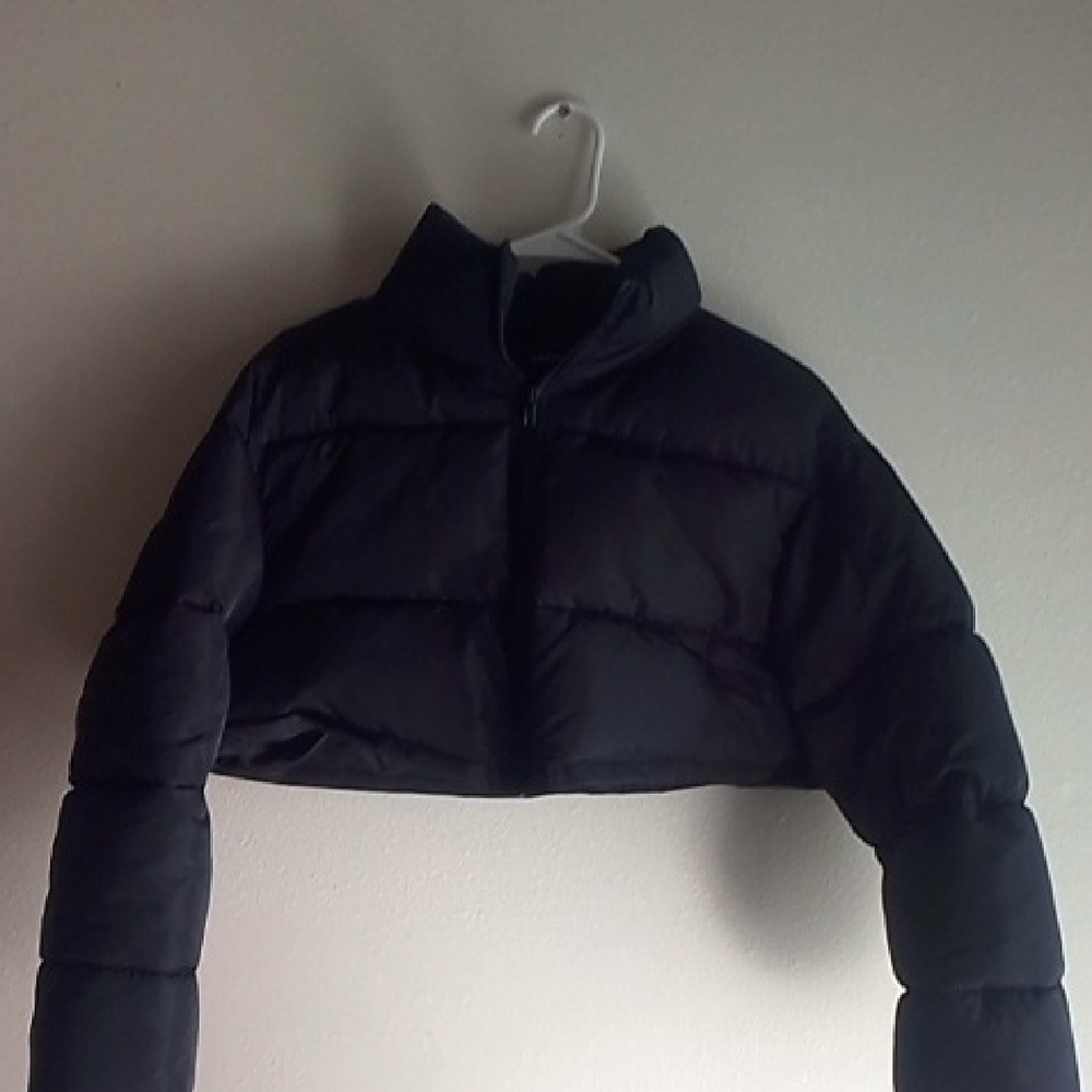 SHEIN Black Quilted Jacket